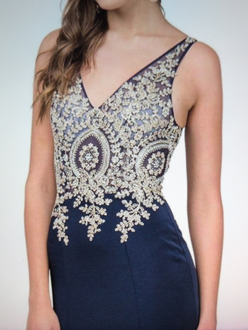 Dancing Queen Prom/Evening Embellished Fit &Flare Gown